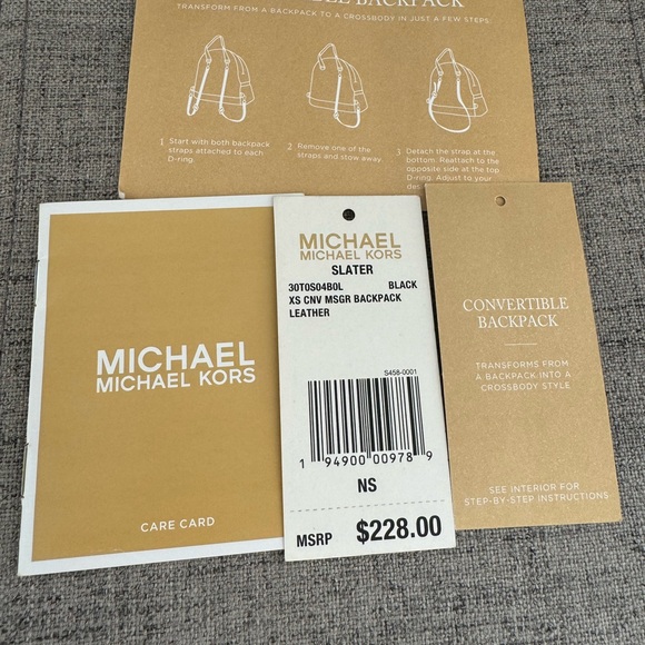 Michael Kors convertible mini backpack - Picture 7 of 7